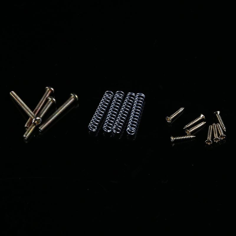 Humbucker Pickup Screws Springs Ring Surround Mounting Guitar Parts Black