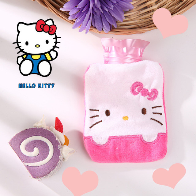 Top Hello Kitty - Borsa dell'acqua calda elettrica ricaricabile con comoda  coperta