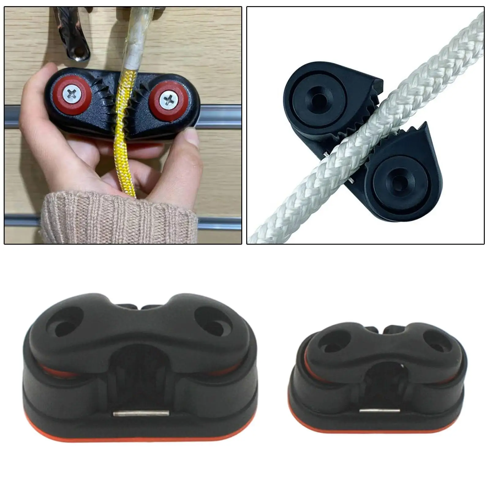 Ball Bearing cam Sailboat Ball Bearing cam Cleat Fast Entry Rope Fairlead Rope Sailing Accessories Rope Cleat Canoe Dinghy
