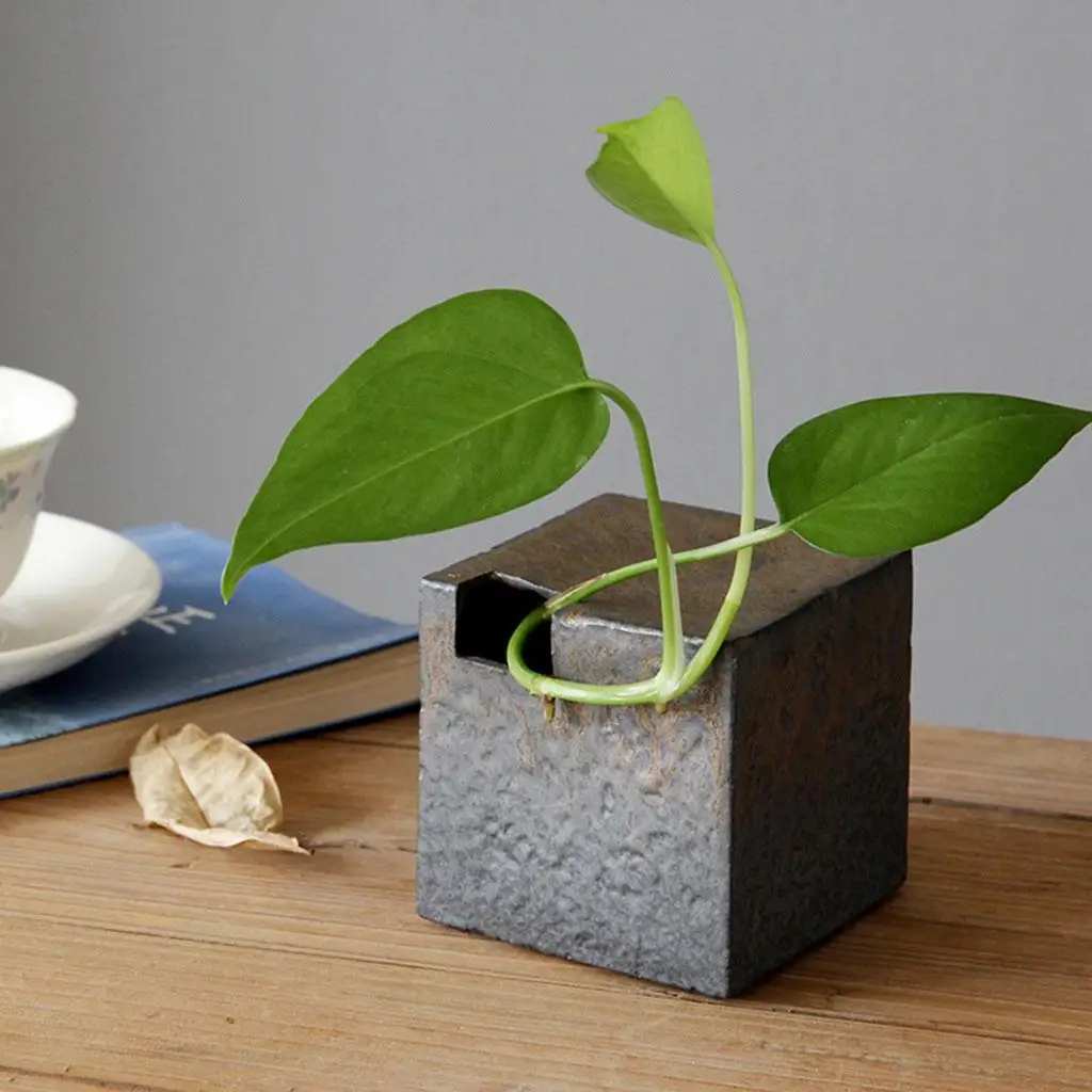 Ikebana Ceramic Vases Decoration Zen Flower Plant Pot for Yoga Studio School