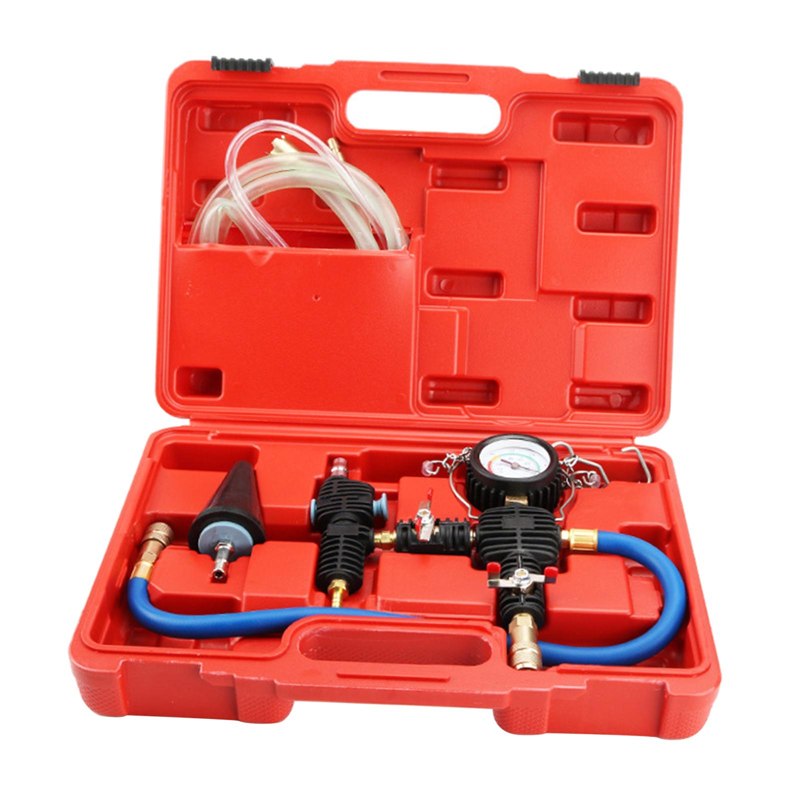 Cooling System Vacuum Purge Radiator Coolant Refill Tool Kit Universal for Truck
