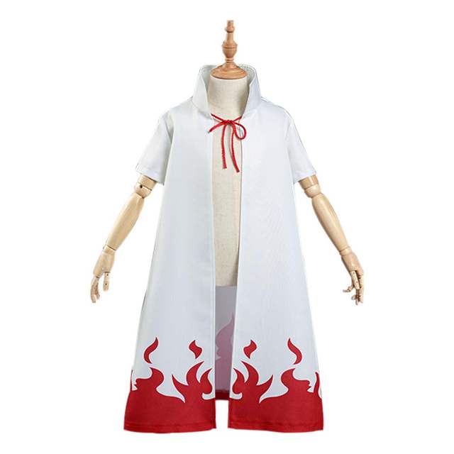 Polyester Naruto Minato Namikaze 7th Hokage Waist Length Robe