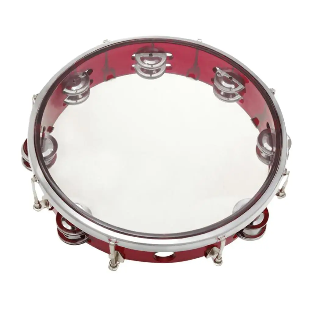 10-inch Tambourine Drum Adults/ Children Musical Instruments Educational Toy