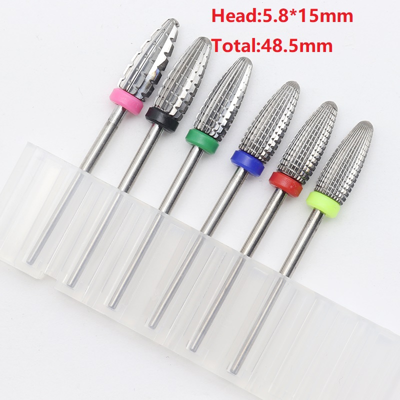 Best of Easy Nail New Tungsten Carbide Nail Drill Bit Electric Nail Mills Cutter For Manicure Machine Nail Files Accessories F0615 Reviews & Tips