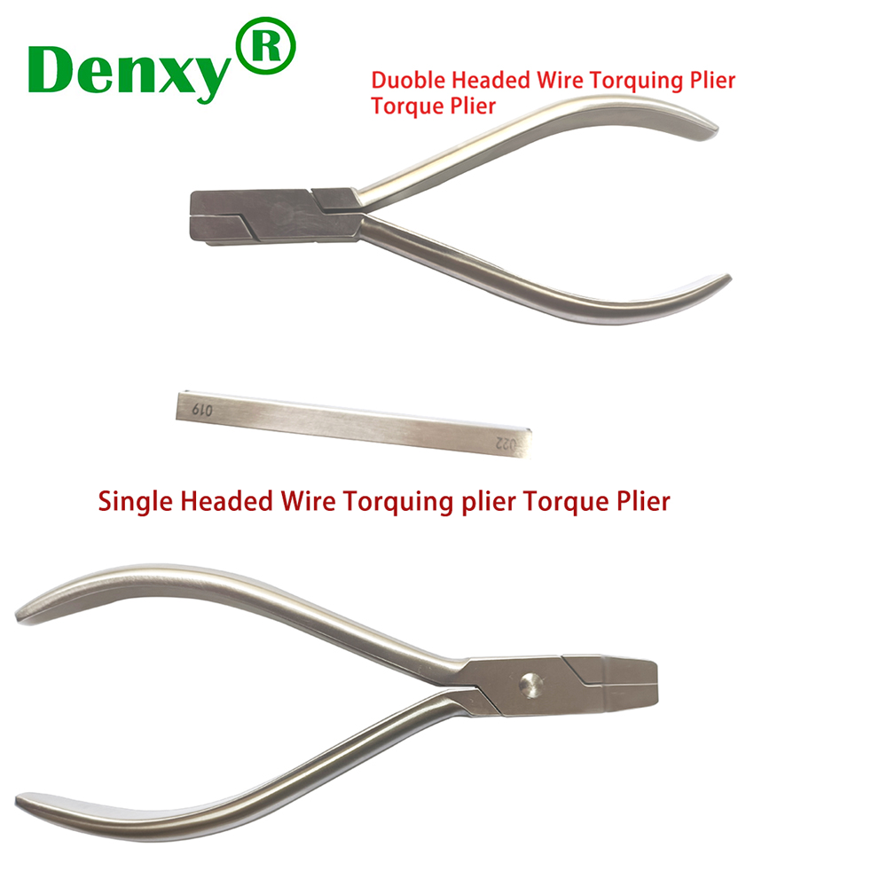 Best of Denxy Dental Single / Duoble Headed Wire Torquing Plier Torque Plier Set Instrument Tool 0.019-0.022 Wire Bending Forming Plier Reviews & Tips