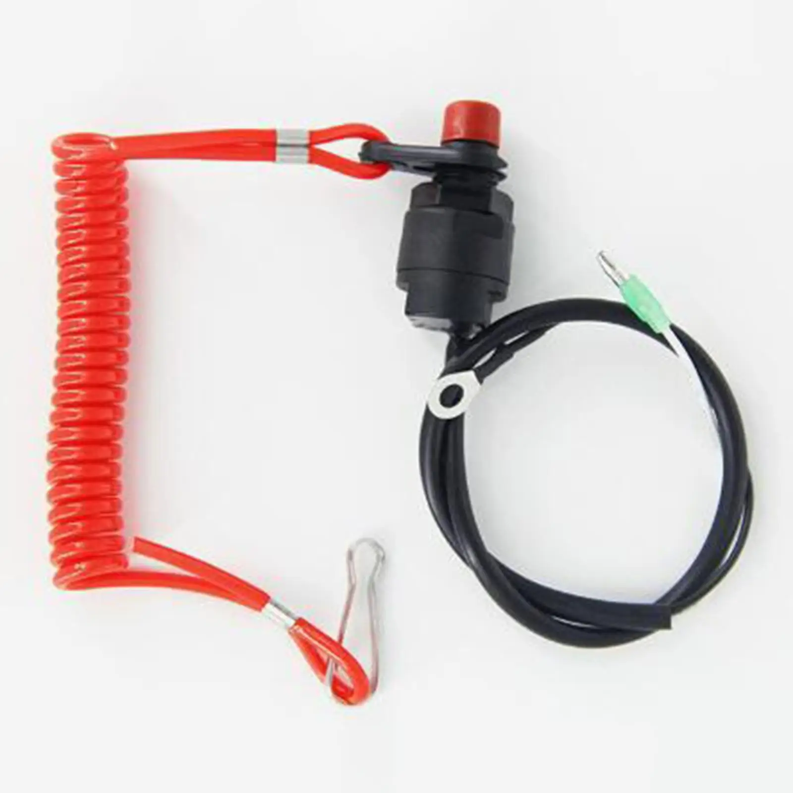 Kill Stop Switch & Safety Lanyard 689-82575-03 for Yamaha Outboard Engine Stable Performance Easy Installation
