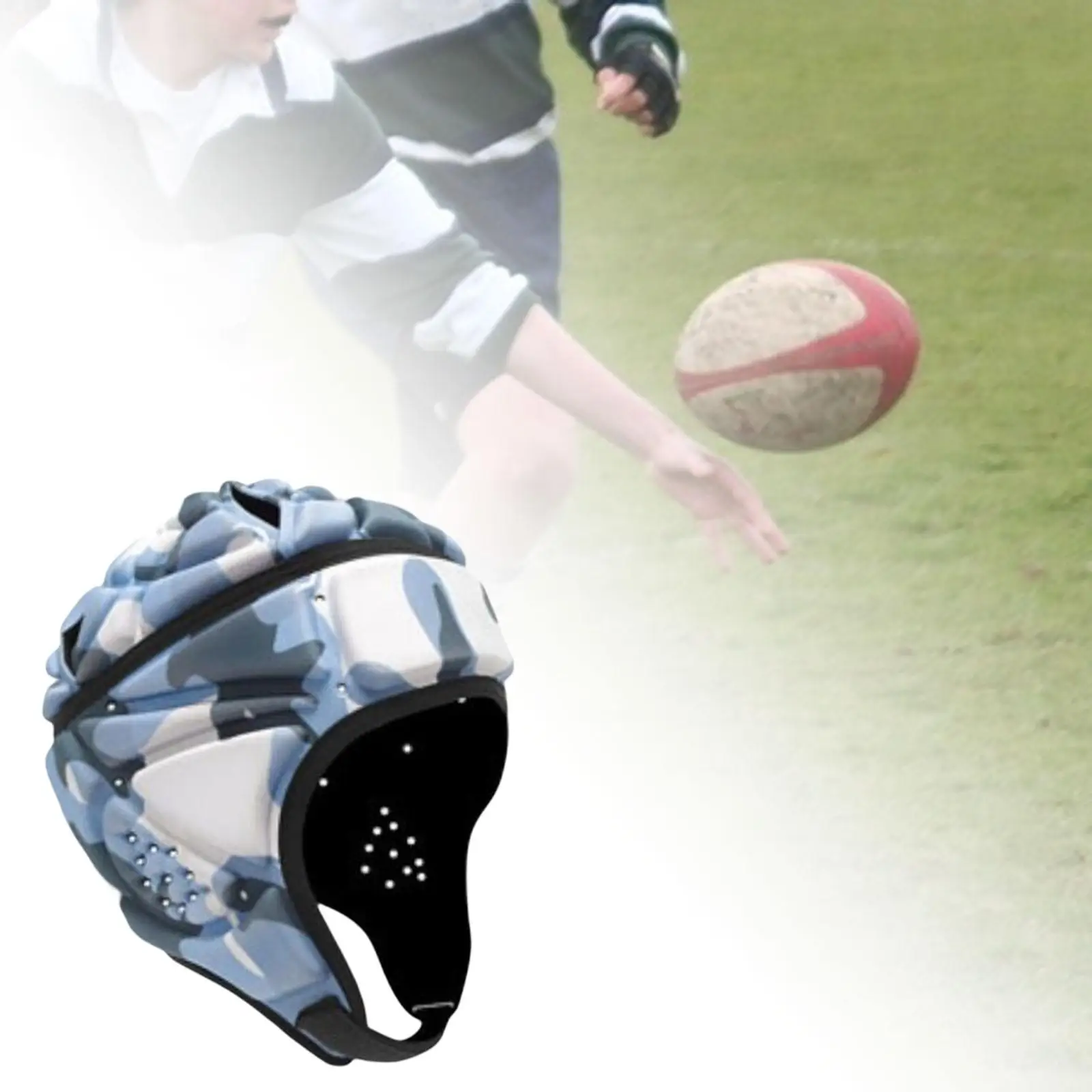 Rugby Headgear Football Hat for Baseball Hockey Head Protection
