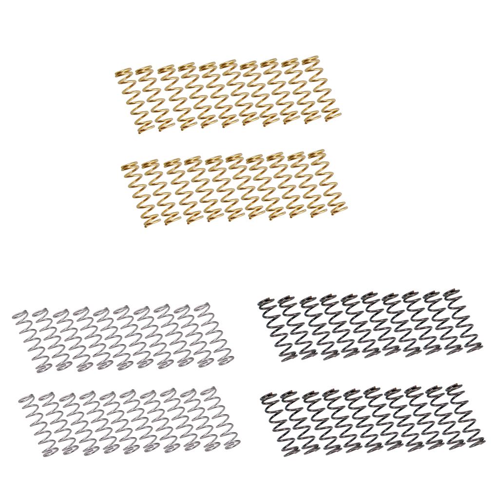 Tooyful 20pcs/set 16mm Short Straight Humbucker Pickup Mounting Springs for Guitar Bass Pickups
