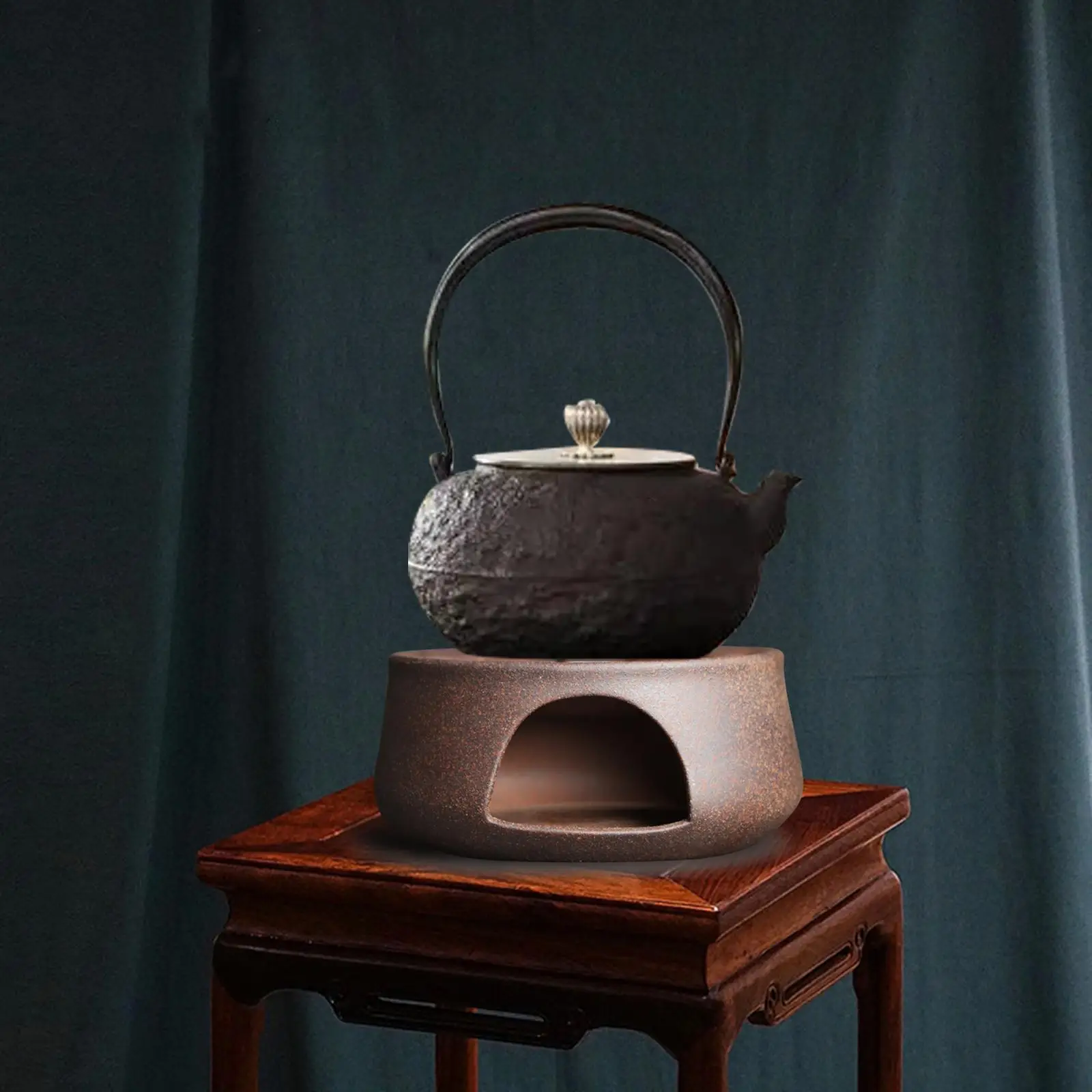 1 Piece Tea Pot Heater Tea Warmer Insulation Base Teapot Warmer Holder for Cafe Camping