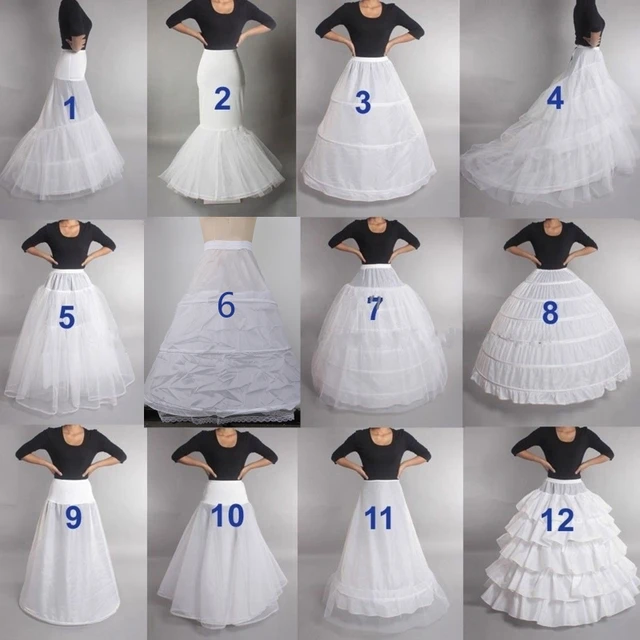 BBSET Women Crinoline Petticoat A-line 6 Hoop Skirt Slips India | Ubuy