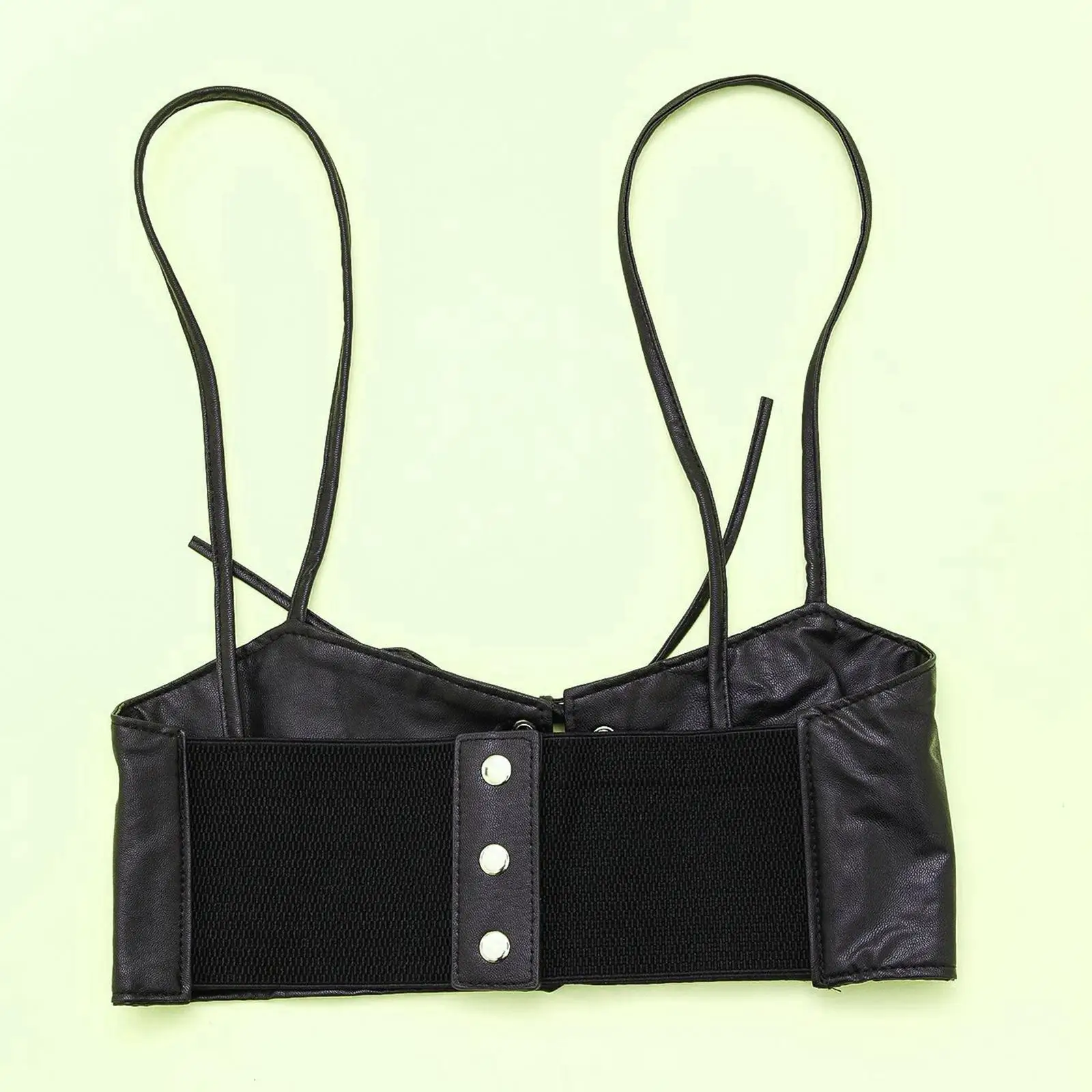 Fashion Women Waist Belt Elastic Underbust Corset Steampunk Cincher for Dress Ladies Adjustable with Straps Cummerbund Waistband