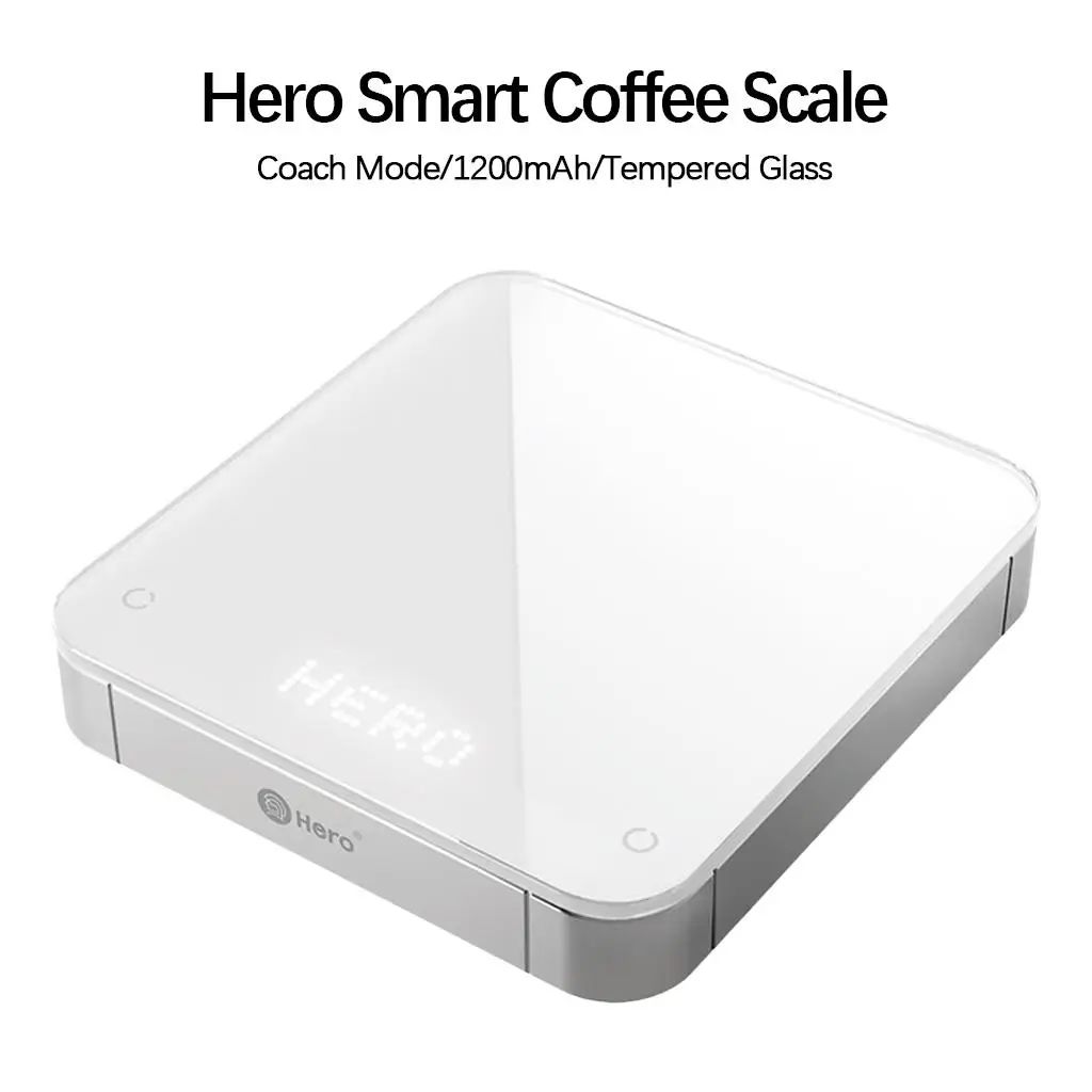 Automatic Espresso Scale with Timer USB Rechargeable Digital Scale for Restaurant Home