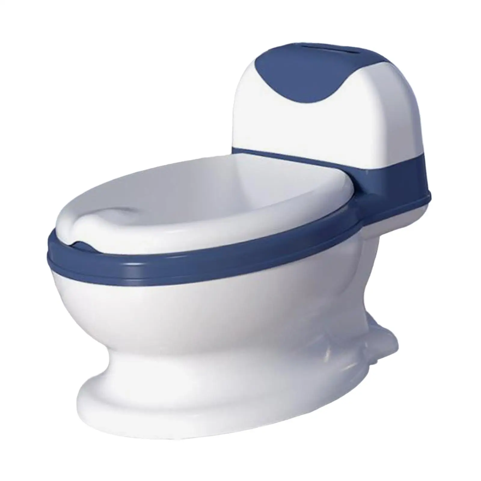 Potty Toilet Includes Cleaning Brush Comfortable Infants Toilet Seat Realistic Toilet for Travel Infants Girls Boys