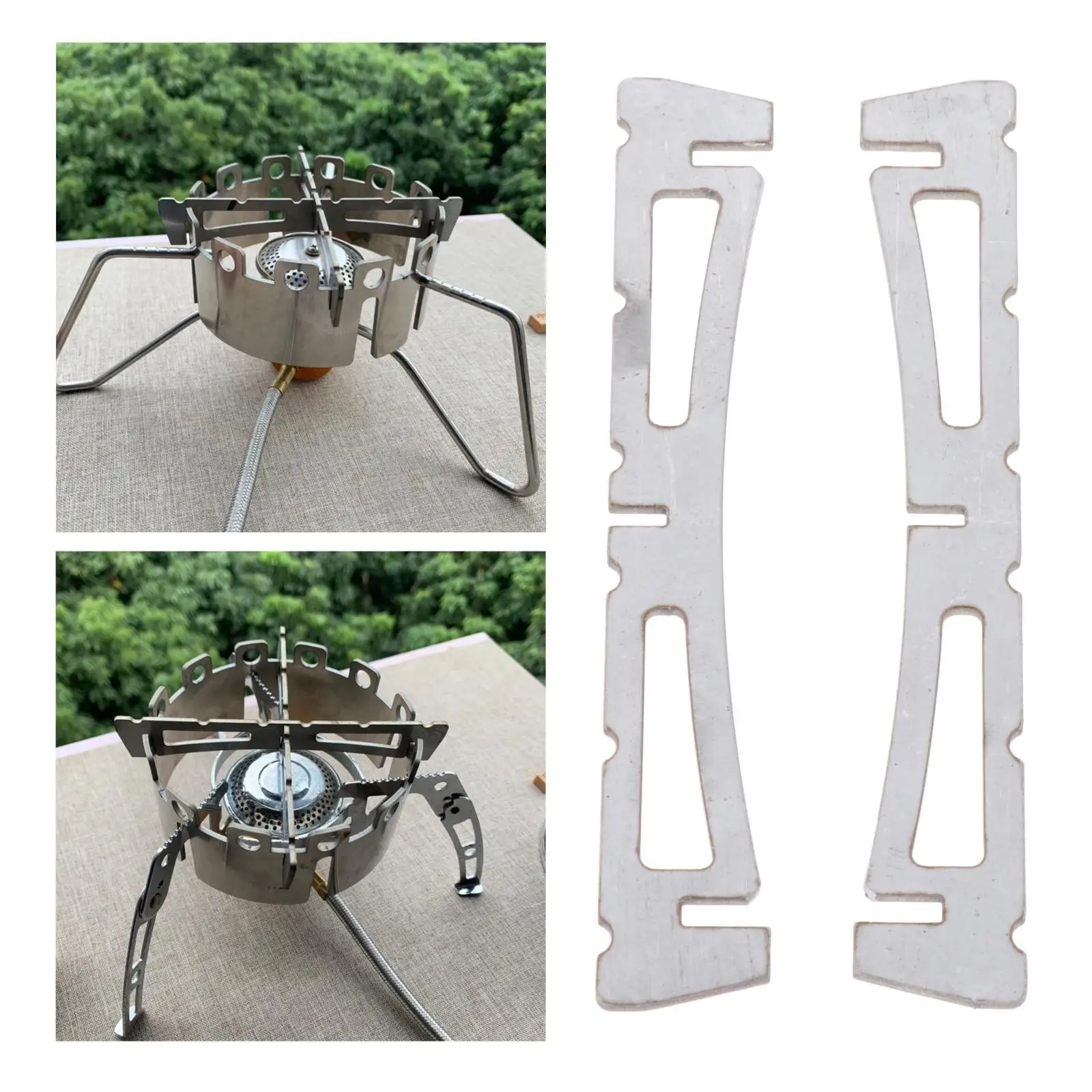 Mini Alcohol Stove Cross Stand Foldable Rack Ultralight 304 Burner Stand Stove Shelf for Camping Outdoor Hiking BBQ Picnic