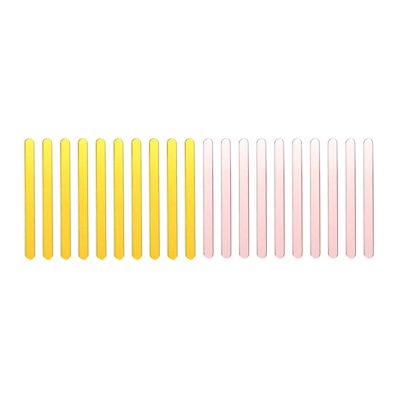 20x Ice Cream Sticks Party Favors Reusable Acrylic Craft Making Craft Sticks Cakesicle Sticks for DIY Crafts Home Kitchen