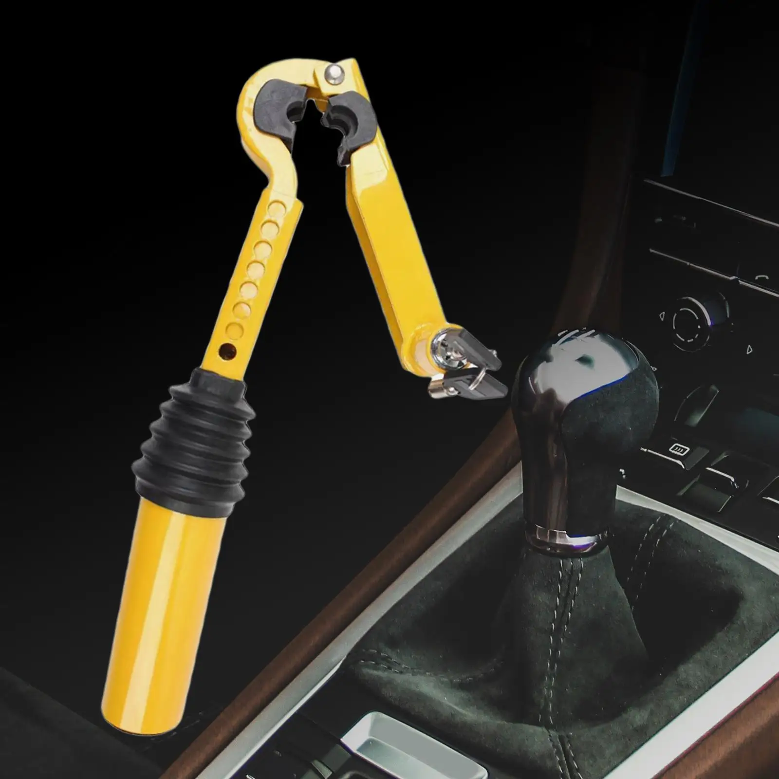 Car Handbrake Shift Lock Anti Theft Portable Sturdy Compact for Truck