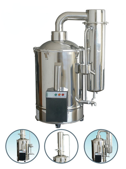 Lichen 10L electric heating stainless steel distilled water device  YN-ZD-Z-10 laboratory automatic water