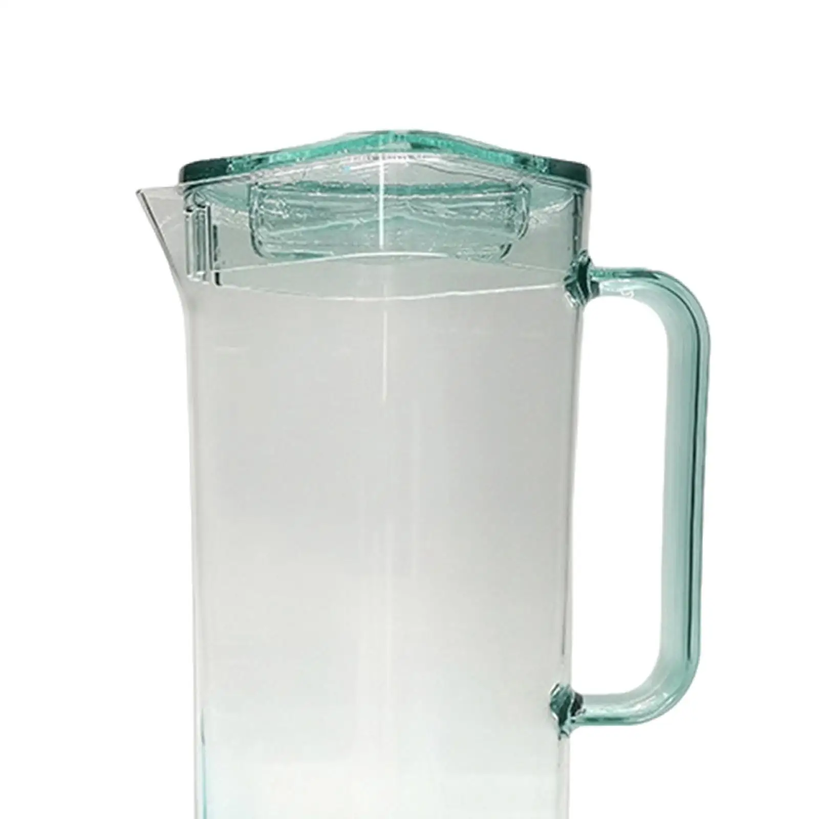 Drink Dispenser 2L Ergonomic Handle Juice Carafe Large Capacity Jug Cold Water Pitcher for Kitchen Juice Milk Loose Leaf Office