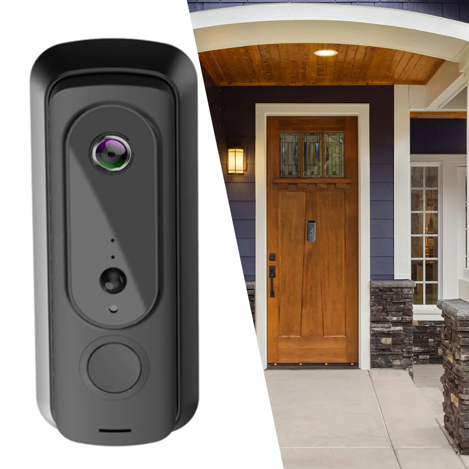 Video Camera with Chime, Camera (Battery-Powered), 1080p, No Monthly Fee, Human ,  Audio