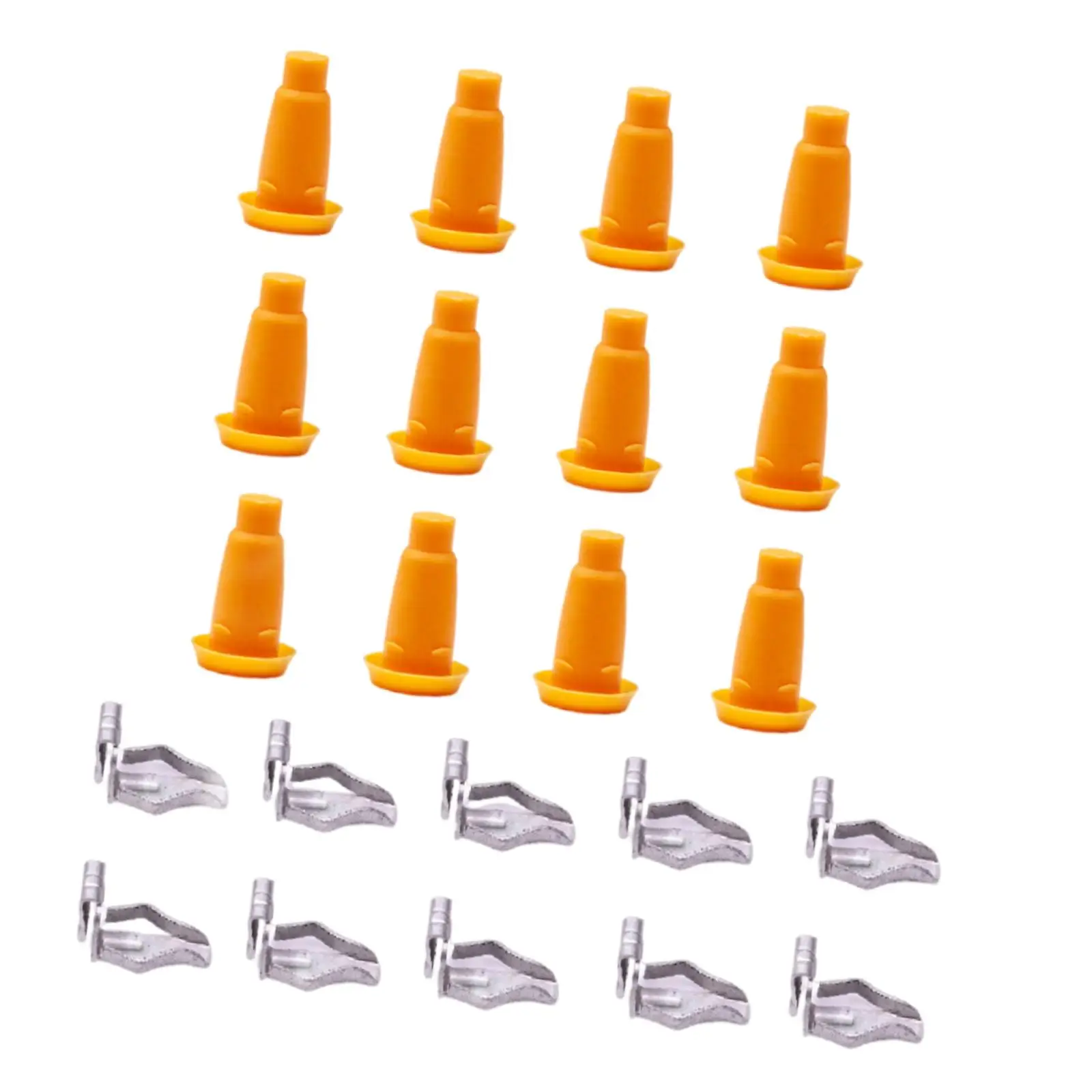 24Pcs Door Panel Frame Plugs & Clips Replacement 4500027 4853962 for Chevy Camaro Nova Chevelle Fullsize Stable Performance