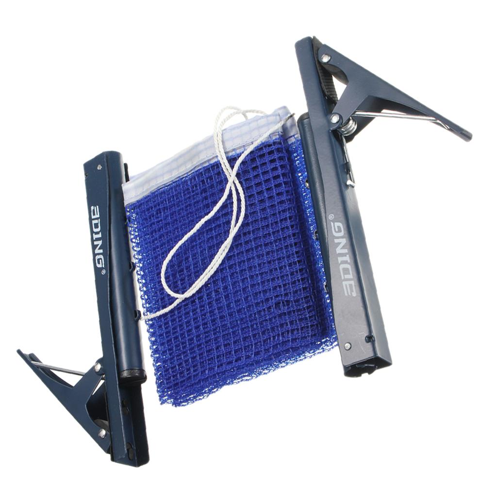Table Tennis  Pong Net Post Clamp Stand Indoor Game Training Set Clip On
