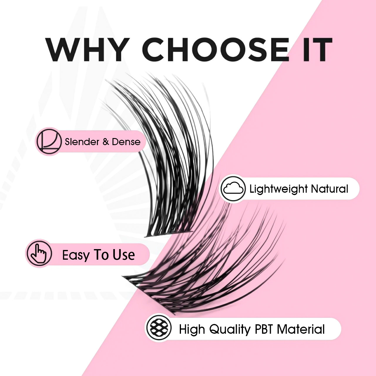 Best of MASSCAKU Heat Bonded Cluster Lashes Beauty Cilia Soft Ribbon Strip Eyelashes Extensions Custom Packaging False Eyelash Reviews & Tips - Image 3