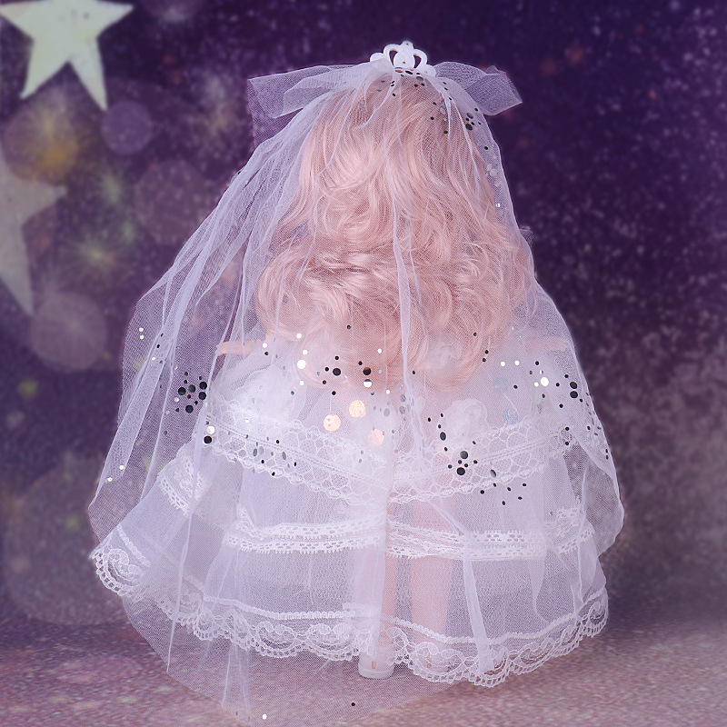 1/6 Bjd Puppe Hochzeit Kleid Anime Prinzessin Kleid Action-figuren Sphärische Gelenk Puppe Für Kinder Spielzeug Mädchen Cosplay 30cm lolita – Detail 5