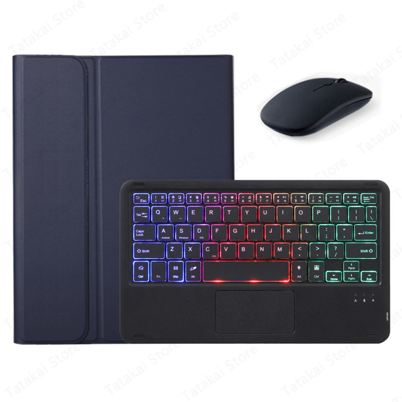 teclado touchpad para redmi caso 10.61 espanhol russo teclado japonês capa