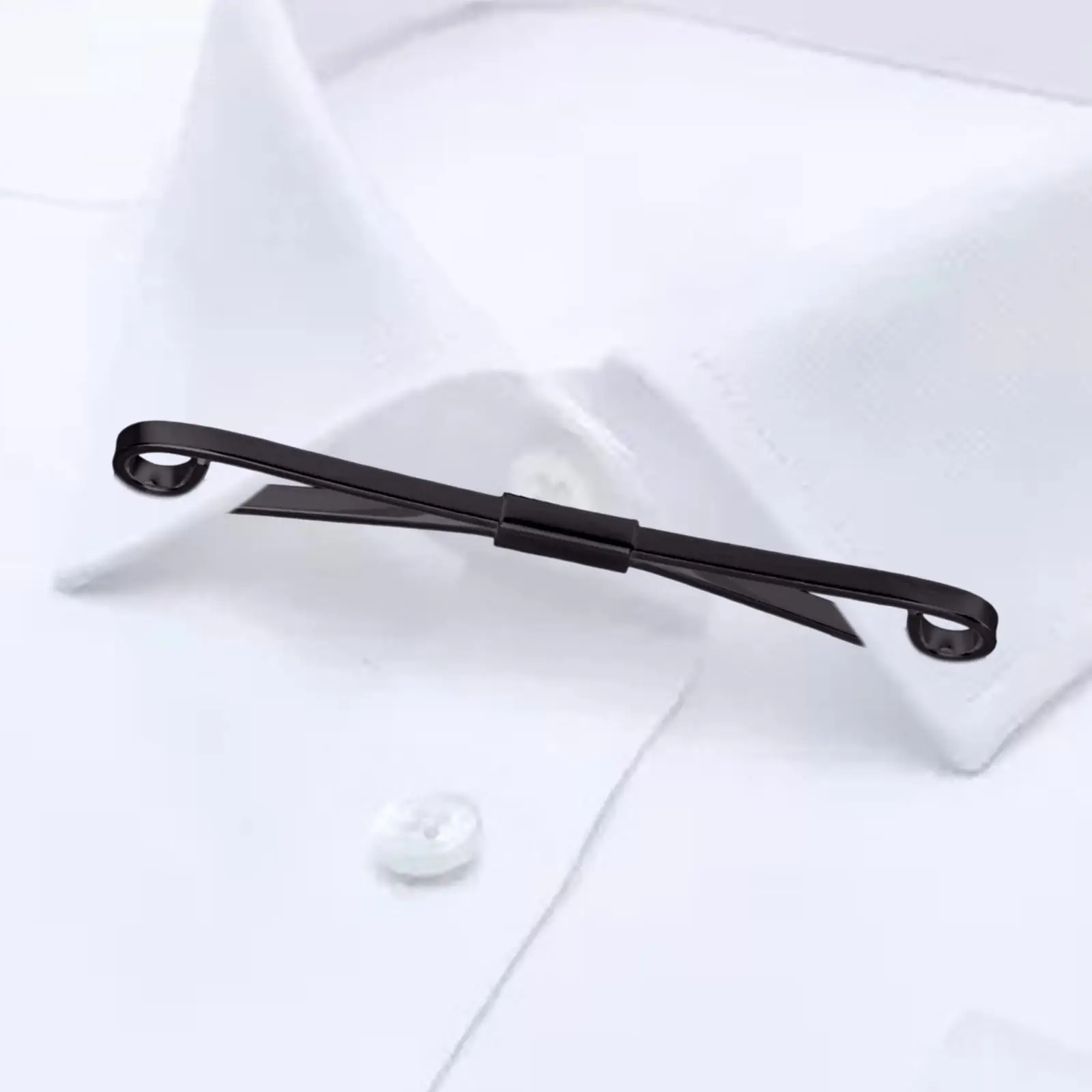 Classic Tie Collar Bar Pin Cravat Clasps Necktie Pinch Shirt Collar Clip Tie Clips Collar Pin Formal for Men's Business Wedding