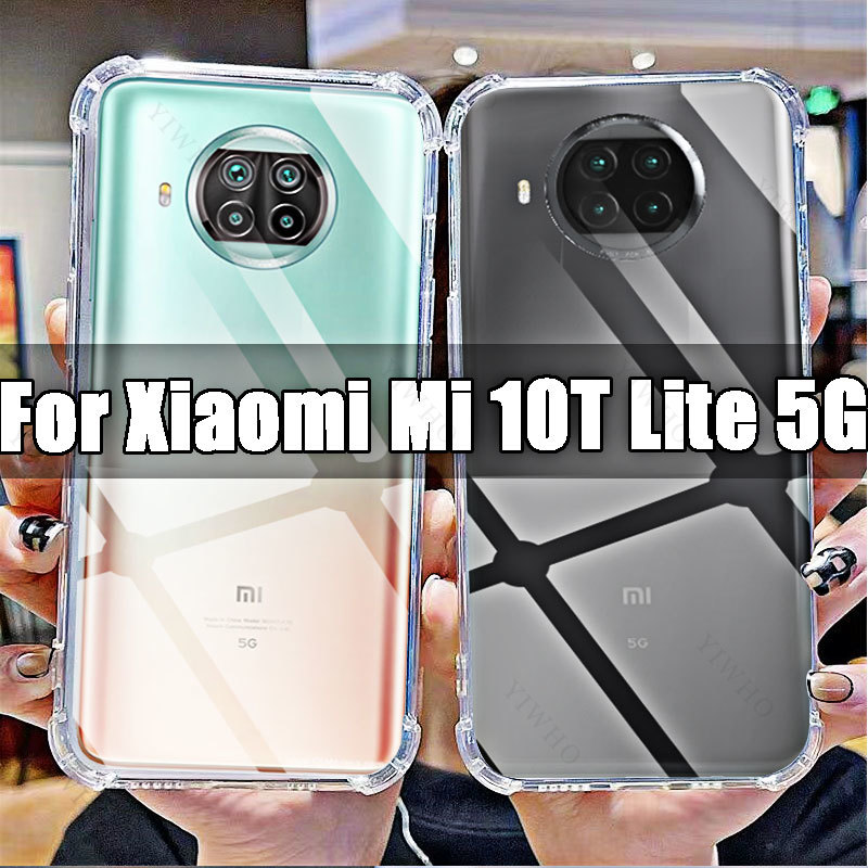 Klare Handyhülle für Xiaomi Mi 10T Lite 5G, TPU, transparent, für Xiaomi Mi 10TLite 5G 6,67 Zoll M2007J17G, stoßfest – Detail 1