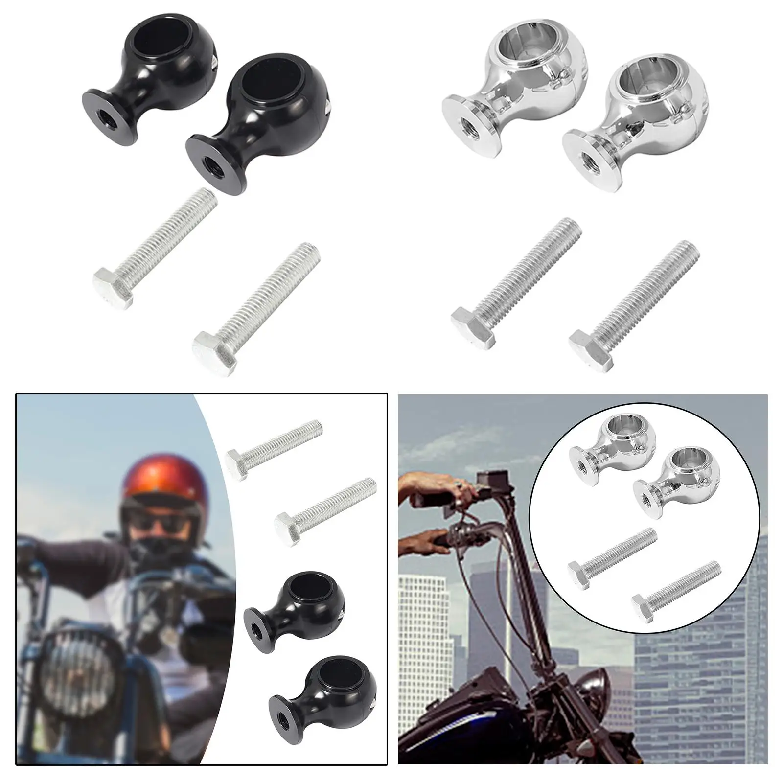 Motorcycle Handlebar Risers 1