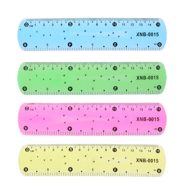 Basic RULER PINK 12 Shatter Resistant