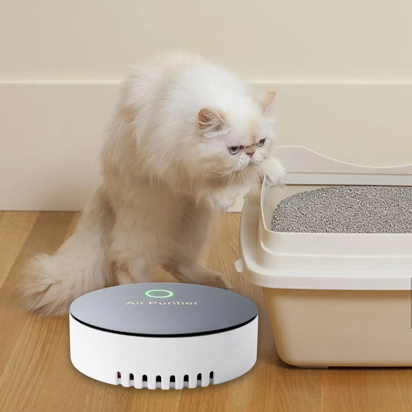 Pet Odor Remover Mini Portable Air Purifiers Cat Dog Odor Purifier Car Air Freshener for Desktop Hotel Office Living Room Car