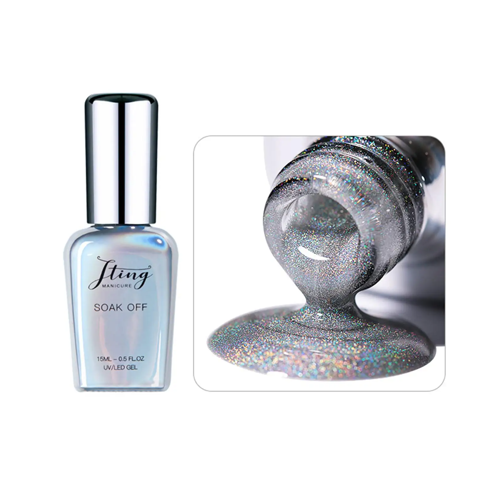 Cat Eye Nail Gel 15ml Universal Glossy Colorful Manicure Trendy for Varnish