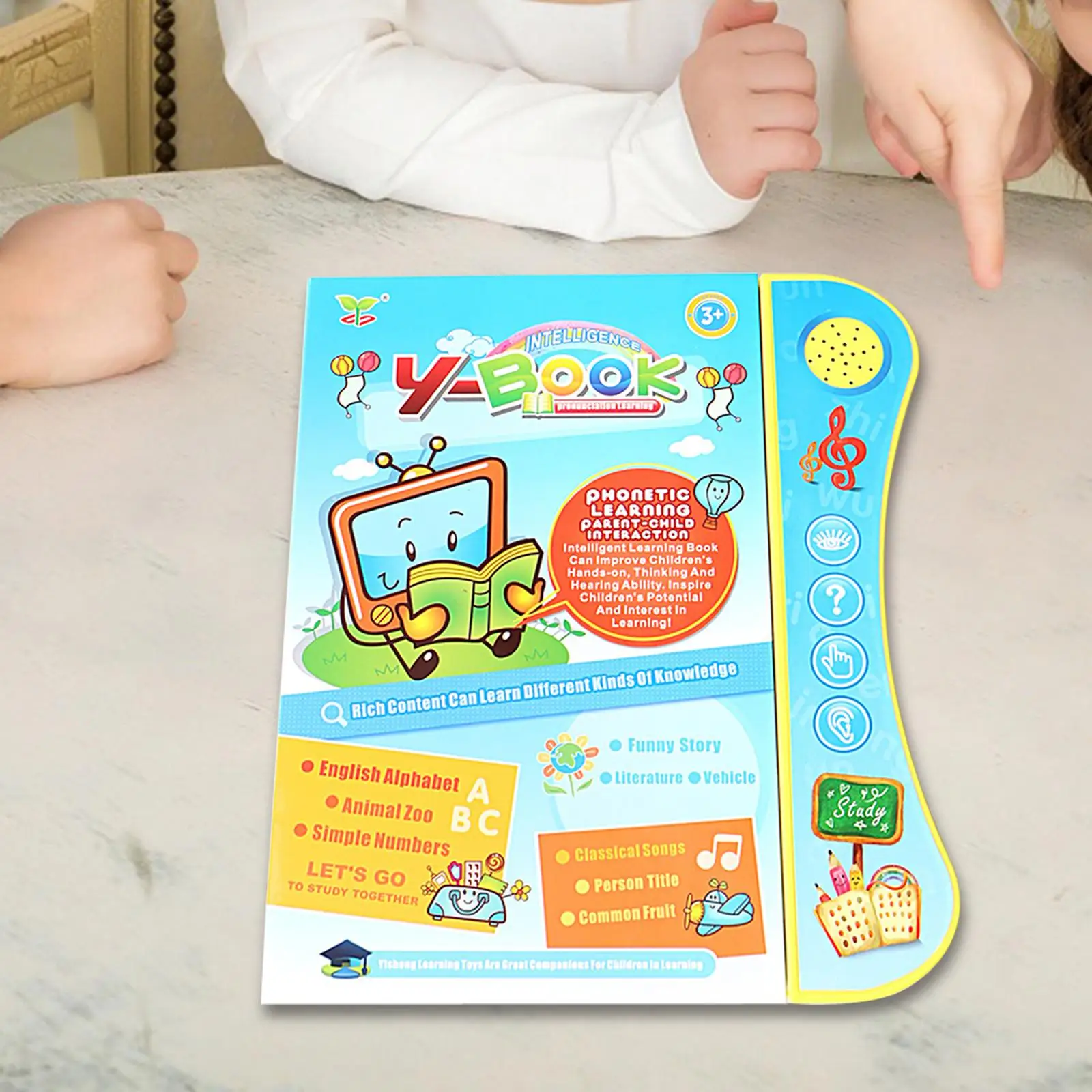 English interactive Gift sound book for Baby for Character Appellation