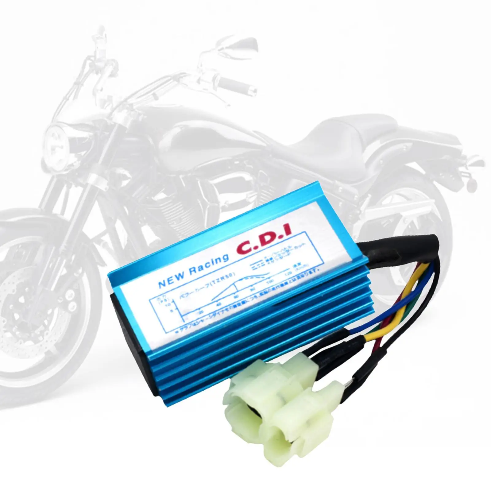 Gy6 Racing Cdi Box Blue Aluminum Fits for Gy6 50cc-250cc Motorbikes Mopeds