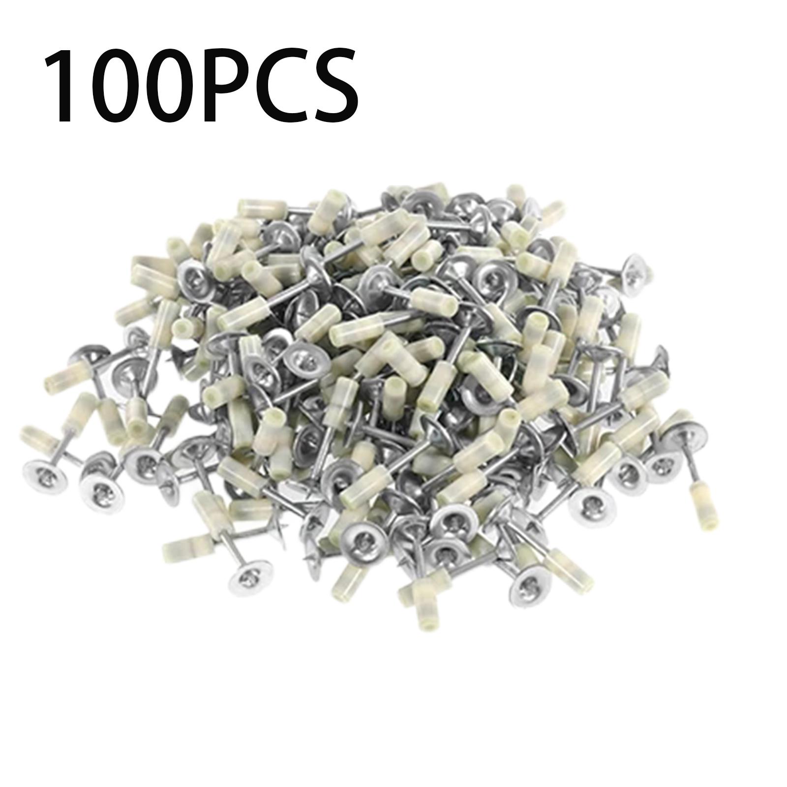 100Pcs Manual Steel Nail Concrete Nailer for Fastener Anchor Wire DIY