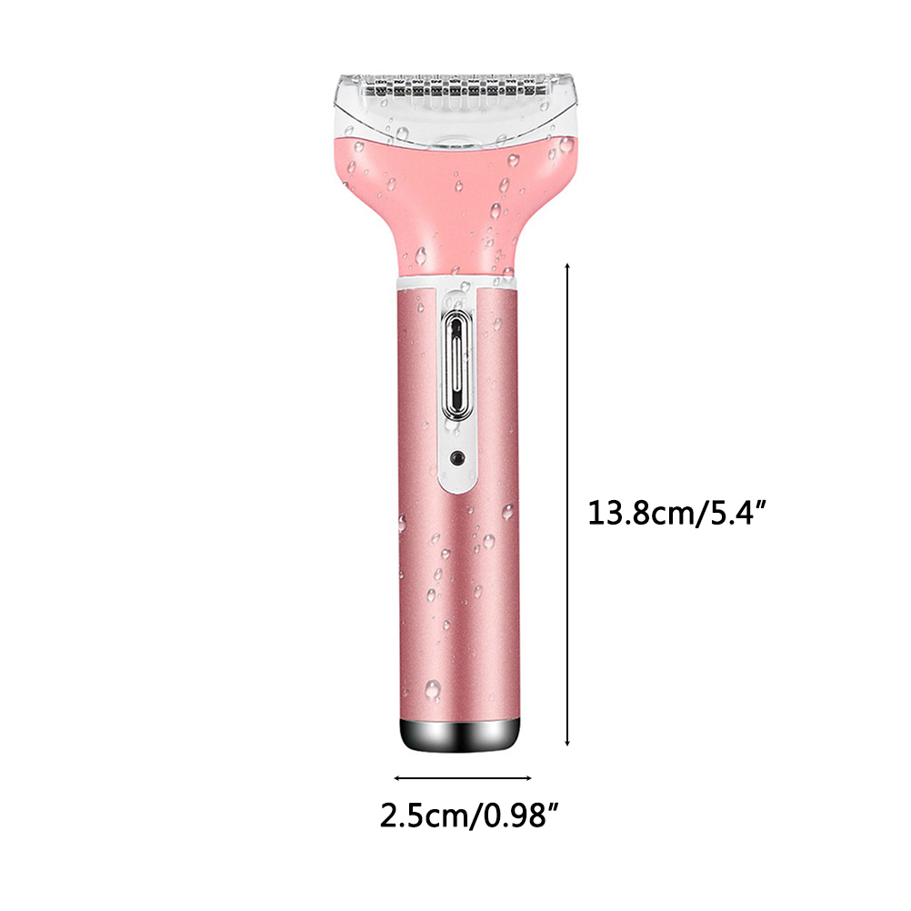Removedor de Cabelo Aparador de Pêlos 4 em 1 Elétrico Recarregável Lady Shaver Nariz Sobrancelha Shaper Perna Axila Biquíni Trimmer Depilador Feminino 10 Computers & Electronics