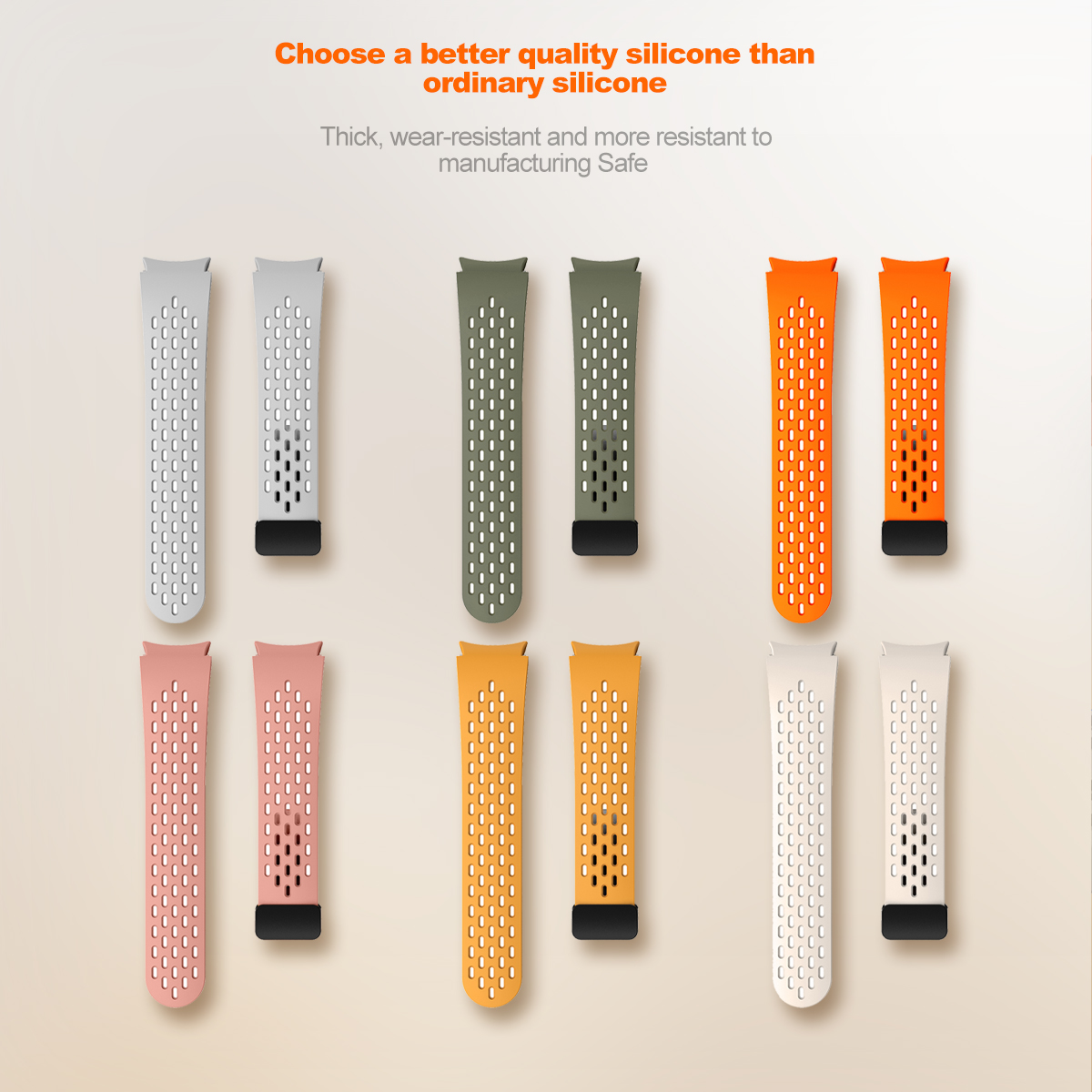 Silicone Strap for Samsung Galaxy Watch 7 6 5 4 40mm 44mm 5Pro 45mm Magnetic Buckle Band 6 Classic 43mm 47mm No Gaps Bracelet