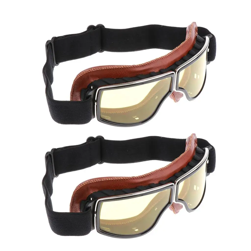 2Motorcycle Retro    For     Cruiser Riding Brown