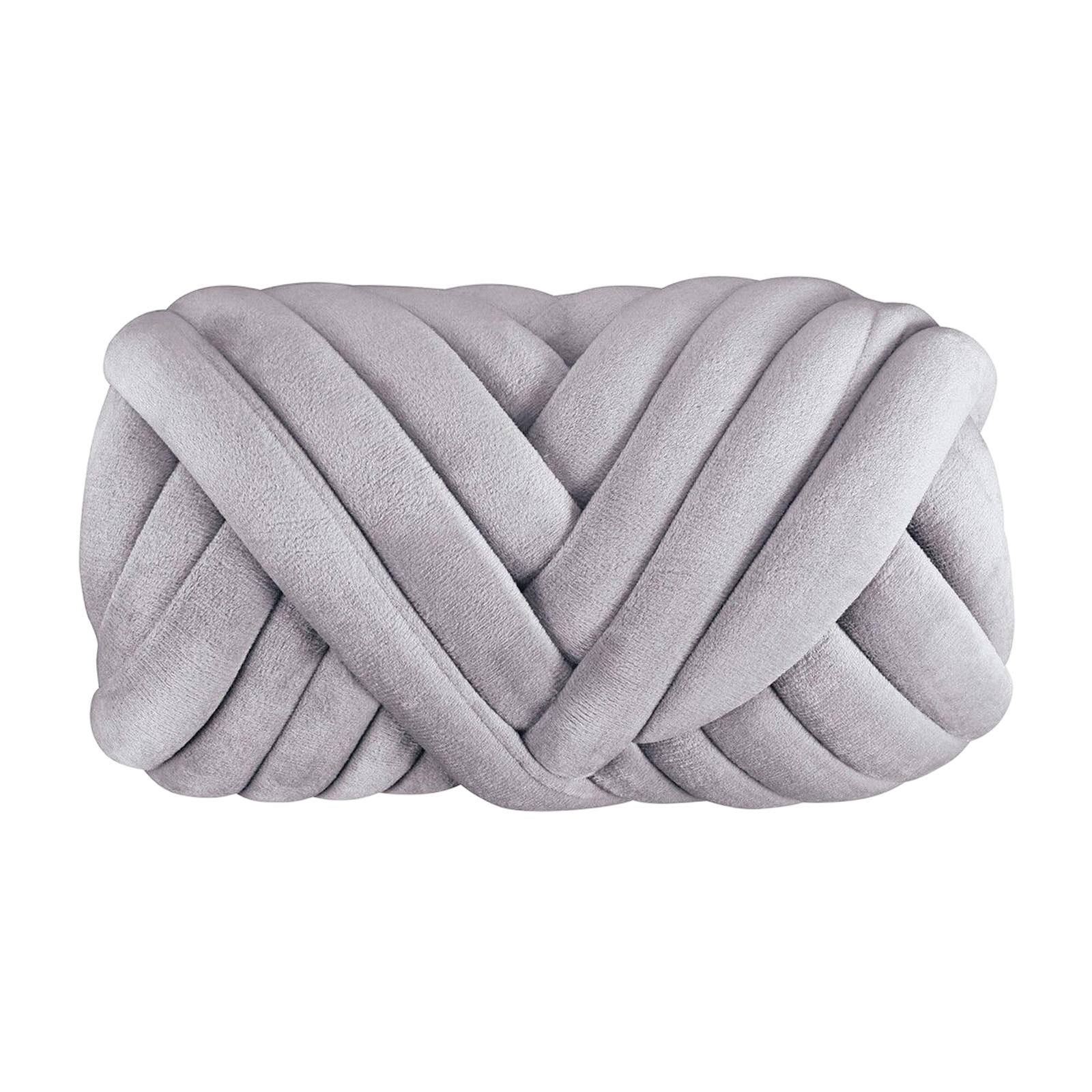 Chunky Yarn Tube Giant Yarn Crocheting 250G Jumbo Tubular Yarn Knitting Soft Bulky Yarn for Rug Making Throw Hats Scarf Pet Bed