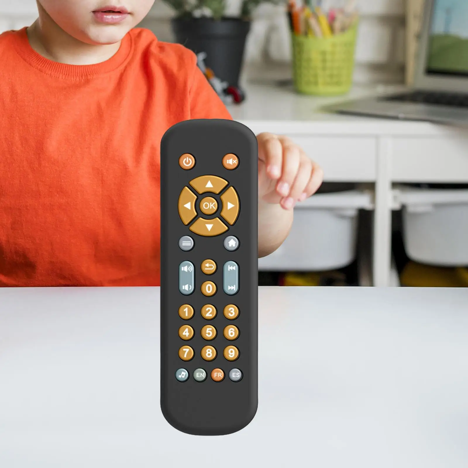 Realistic Toddler TV Remote Toy Educational Music TV Remote Controller for Babies Girls Boys Toddlers 1 2 3 Year Old Best Gift