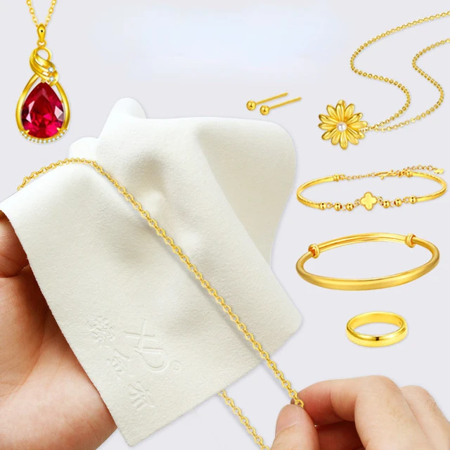 1Pc Pu Leather Gold And Silver Polishing Cloth Cleaner Diamonds Pearl jade  Jewelry Cleaning Cloth Watch polishing cloth - AliExpress