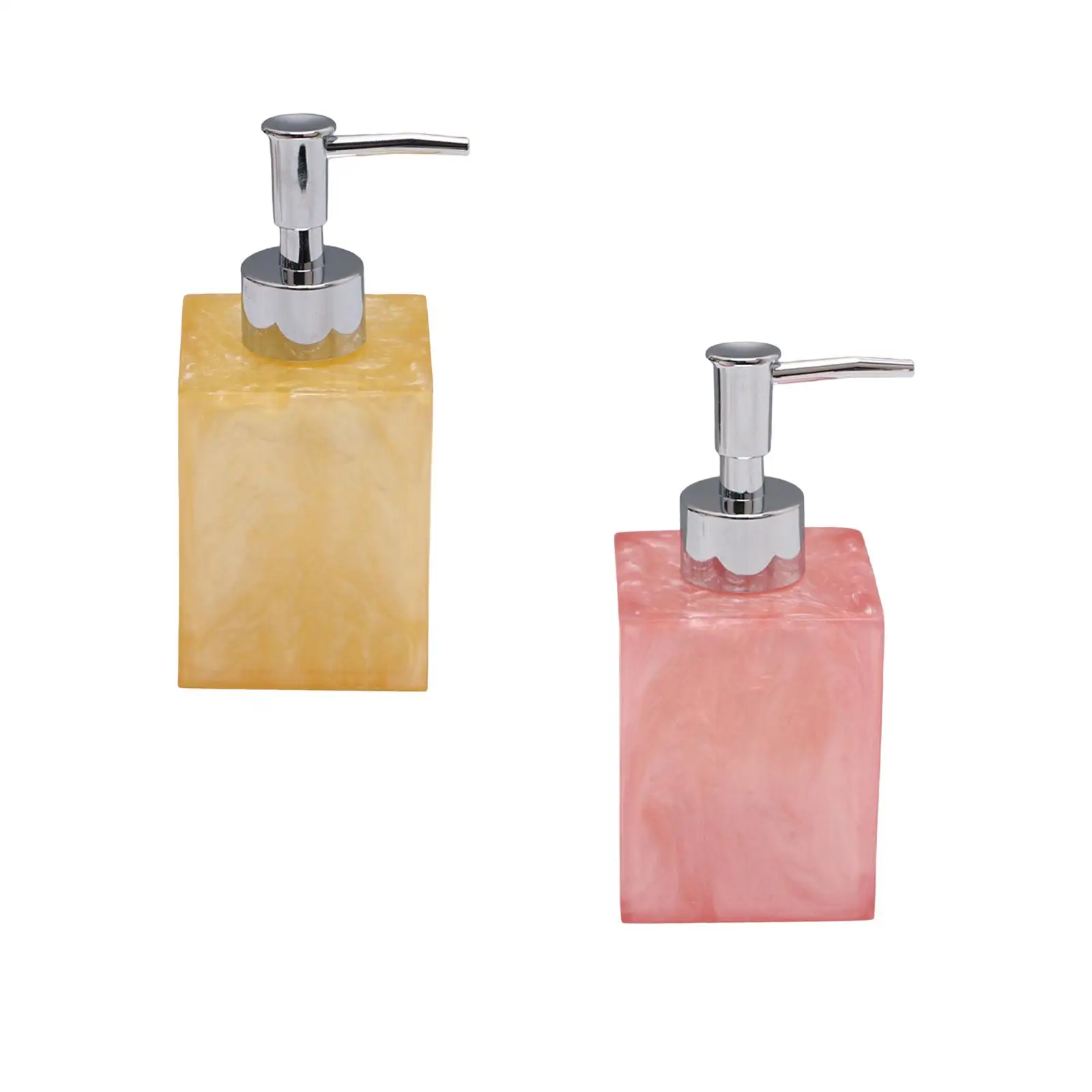 Refillable Liquid Soap Dispenser Pump Bottle Container Marble Texture Design Countertop 250ml for Makeup Liquid Hand Soap