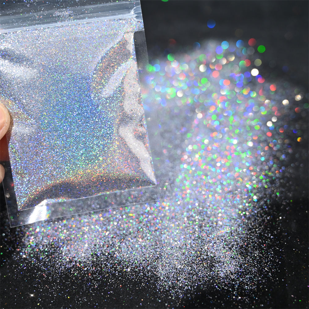 Best of 5g Laser Holographic Bulk Glitter Nail Shining Sparkly Pigment Loose Fine Glitter Reflective Gel Polish Accessories Nail Powder Reviews & Tips