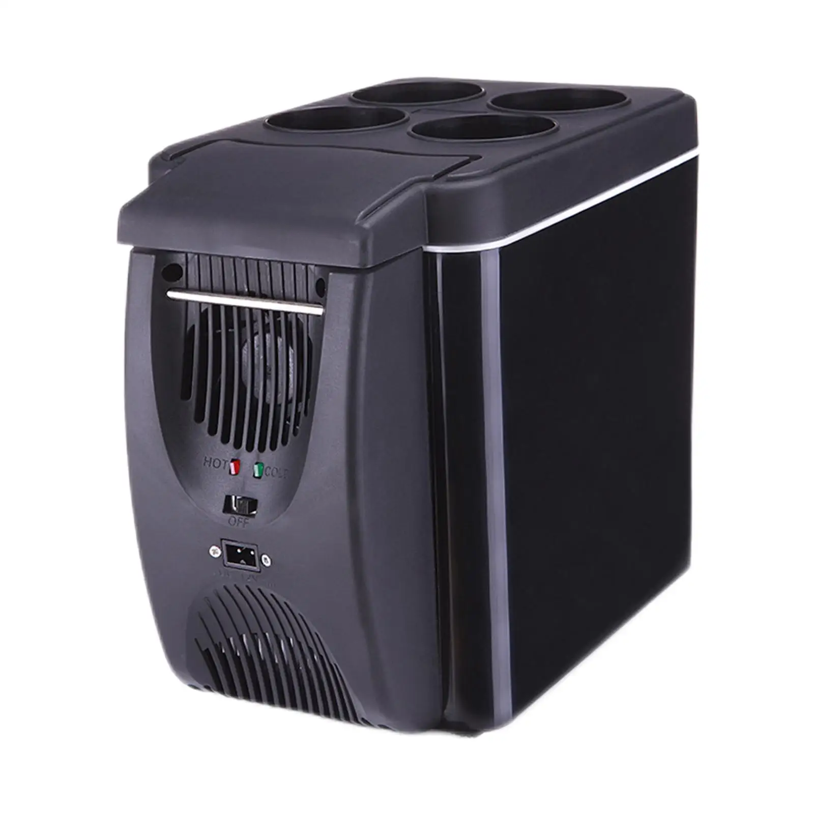 6 Liter Mini Fridge Cooler and Warmer Cooling Warming Dual Use 12V Car Refrigerator for Office Picnic Cars Living Room Drinks