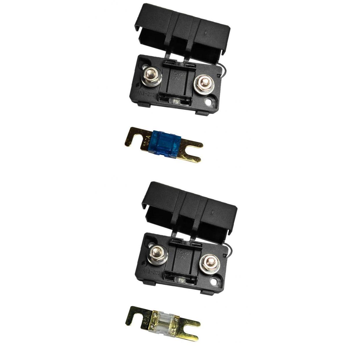 Heavy Duty ANS Midi Fuse Holder Unbreakable Base for RV Car 80A+100A