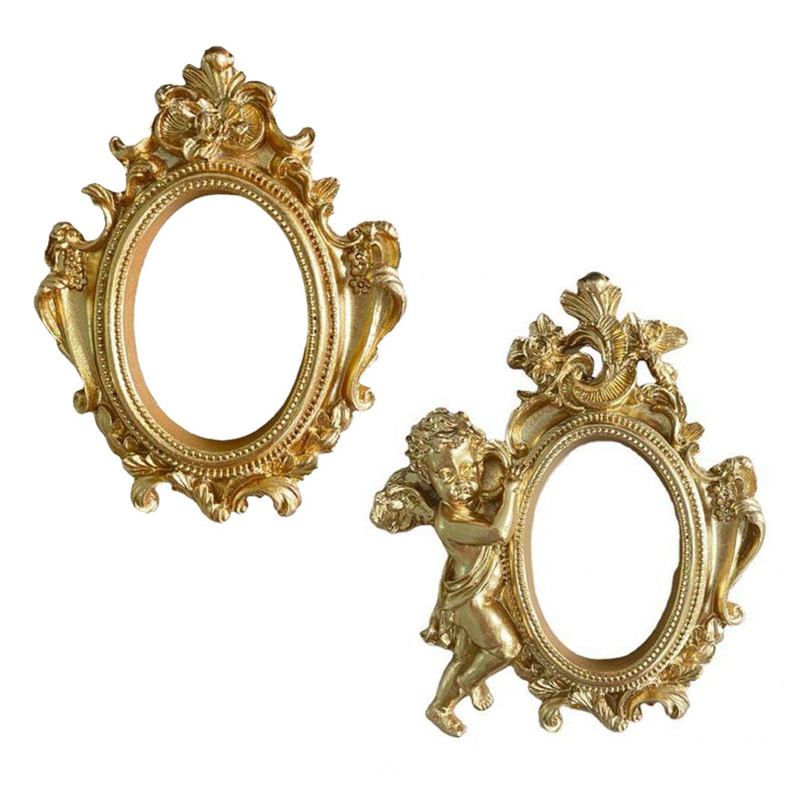 2pcs Ornate Photo  Ins Style Baroque Props  Home Decor Decoration