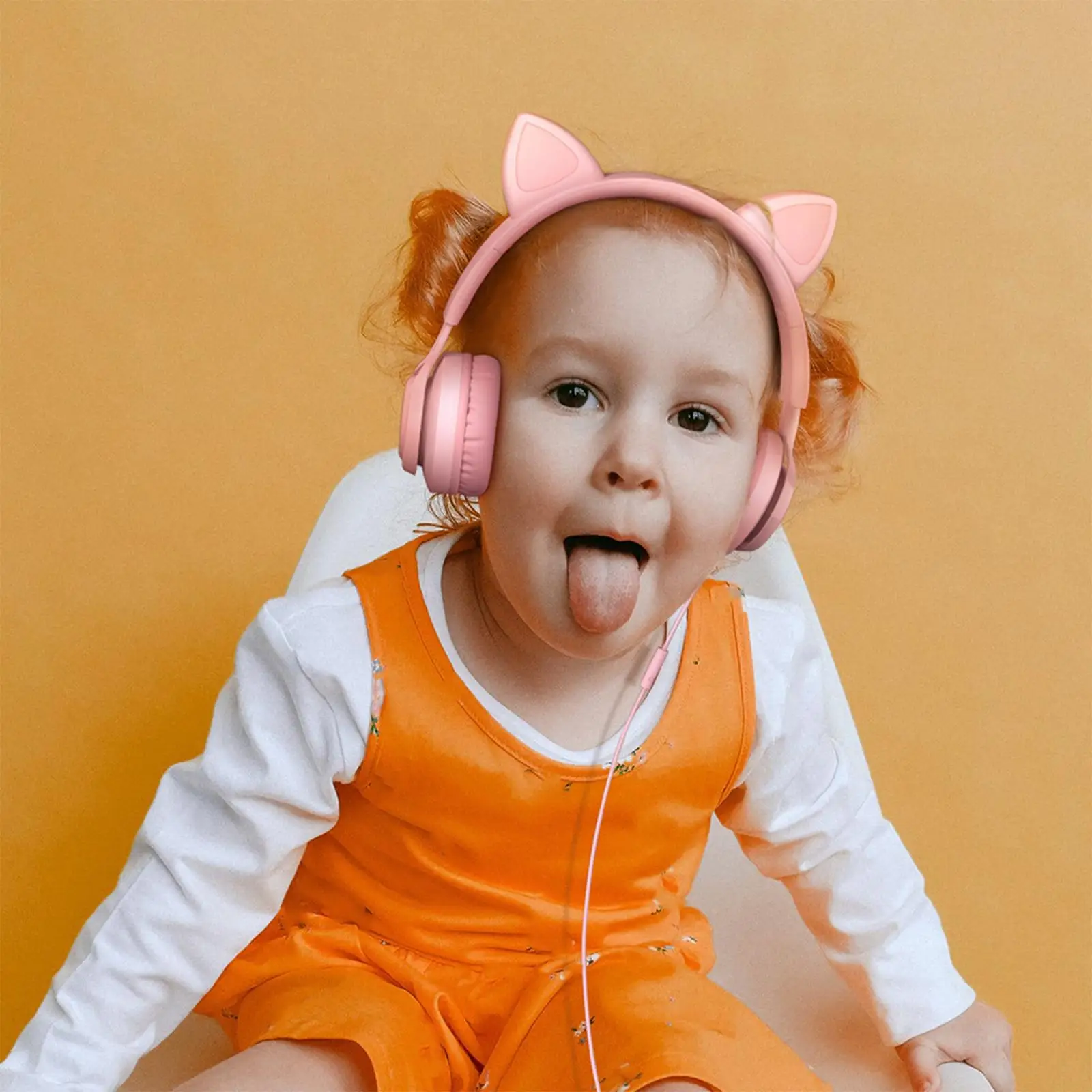 Kids  Headphone Earmuffs Earphone  Headset for Laptop Moble Phone Adult