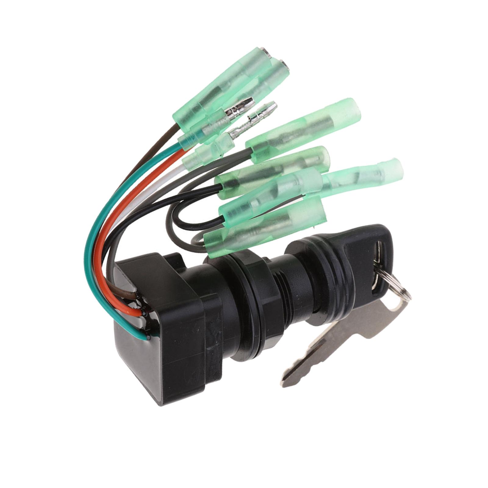 Boat Ignition Key Switch Durable for Suzuki Replacement Modification